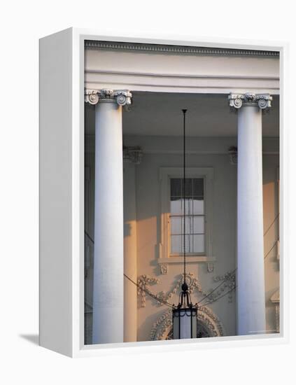 Detail of the White House, Washington D.C., United States of America (U.S.A.), North America-Jonathan Hodson-Framed Premier Image Canvas