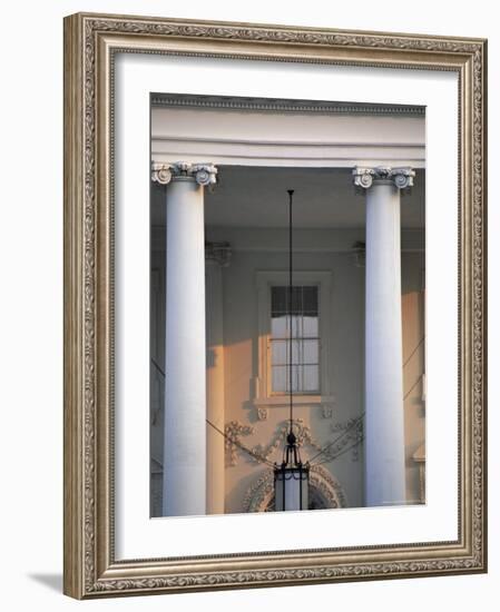 Detail of the White House, Washington D.C., United States of America (U.S.A.), North America-Jonathan Hodson-Framed Photographic Print