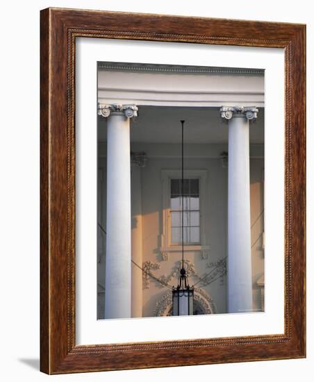 Detail of the White House, Washington D.C., United States of America (U.S.A.), North America-Jonathan Hodson-Framed Photographic Print