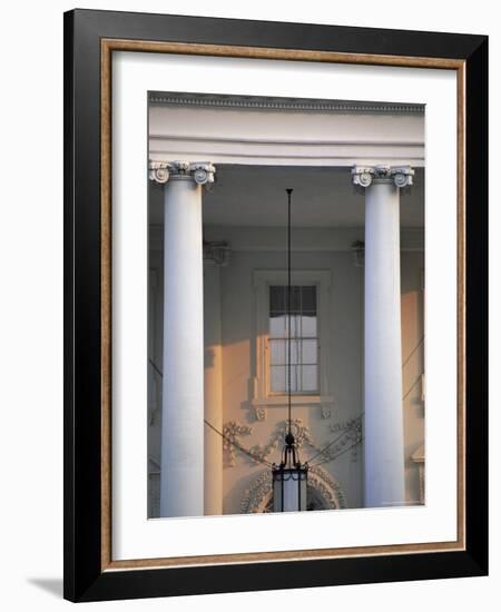 Detail of the White House, Washington D.C., United States of America (U.S.A.), North America-Jonathan Hodson-Framed Photographic Print