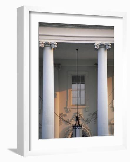 Detail of the White House, Washington D.C., United States of America (U.S.A.), North America-Jonathan Hodson-Framed Photographic Print