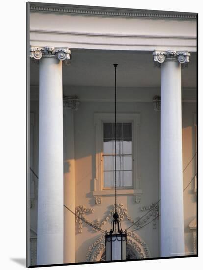 Detail of the White House, Washington D.C., United States of America (U.S.A.), North America-Jonathan Hodson-Mounted Photographic Print