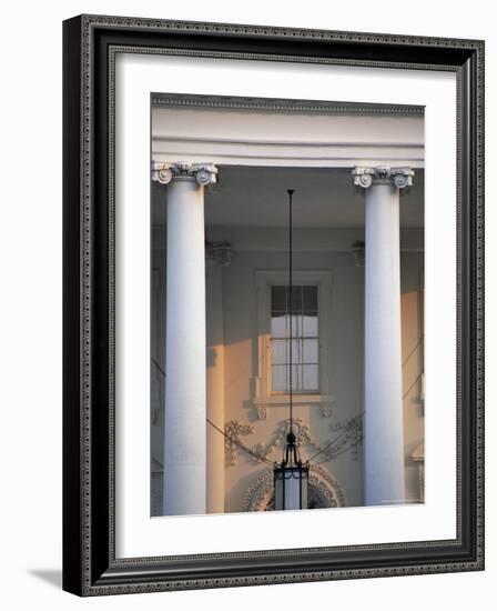 Detail of the White House, Washington D.C., United States of America (U.S.A.), North America-Jonathan Hodson-Framed Photographic Print