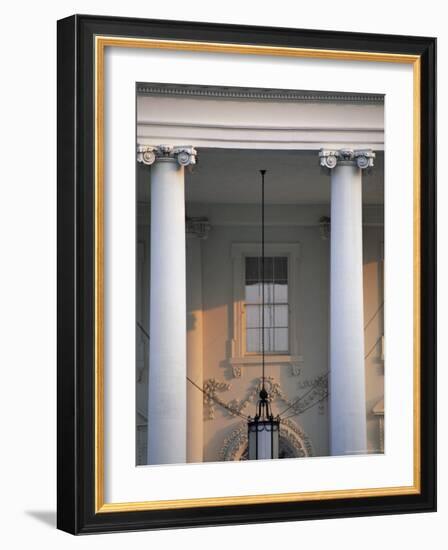 Detail of the White House, Washington D.C., United States of America (U.S.A.), North America-Jonathan Hodson-Framed Photographic Print