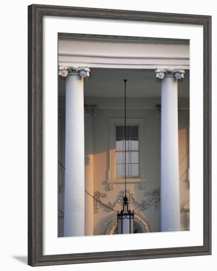 Detail of the White House, Washington D.C., United States of America (U.S.A.), North America-Jonathan Hodson-Framed Photographic Print