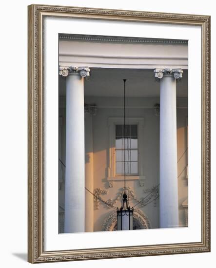 Detail of the White House, Washington D.C., United States of America (U.S.A.), North America-Jonathan Hodson-Framed Photographic Print