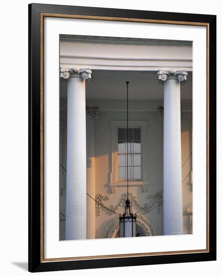 Detail of the White House, Washington D.C., United States of America (U.S.A.), North America-Jonathan Hodson-Framed Photographic Print