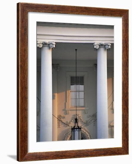 Detail of the White House, Washington D.C., United States of America (U.S.A.), North America-Jonathan Hodson-Framed Photographic Print