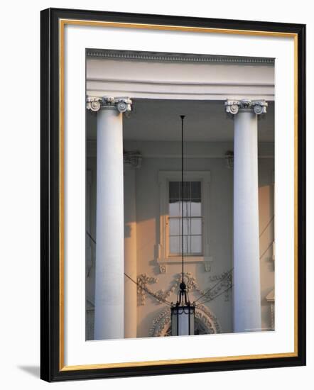 Detail of the White House, Washington D.C., United States of America (U.S.A.), North America-Jonathan Hodson-Framed Photographic Print