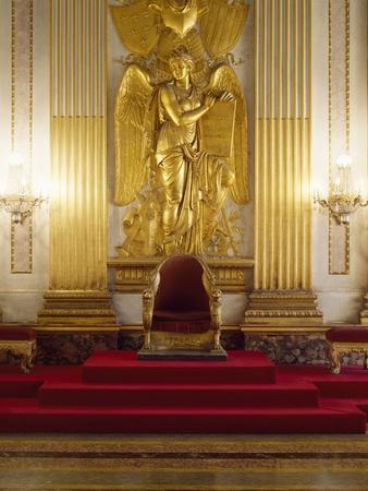 Detail Of Throne Room Royal Palace Of Caserta Photographic Print By Art Com