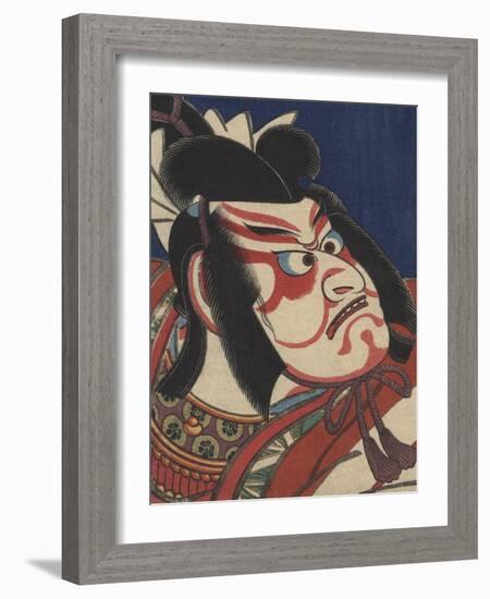 Detail of Two Kabuki Actors-Torii Kiyomitsu II and Toyokuni III-Framed Photographic Print