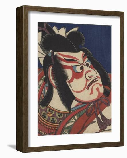 Detail of Two Kabuki Actors-Torii Kiyomitsu II and Toyokuni III-Framed Photographic Print