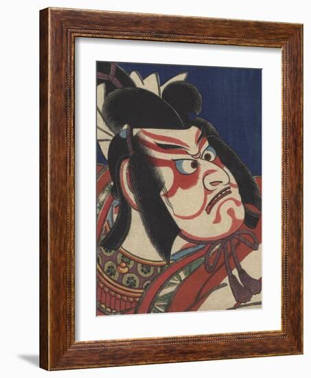 Detail of Two Kabuki Actors-Torii Kiyomitsu II and Toyokuni III-Framed Photographic Print