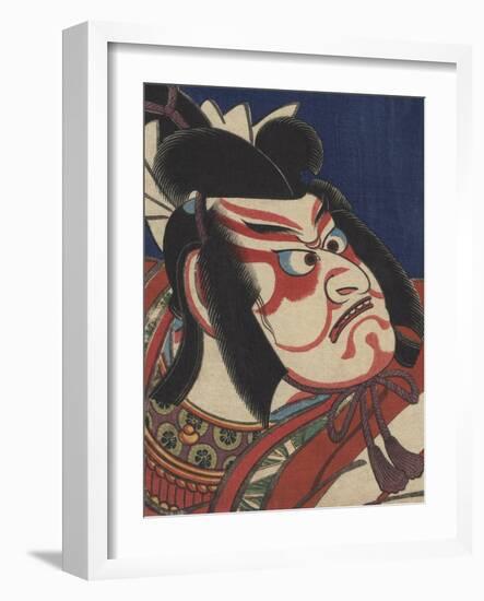 Detail of Two Kabuki Actors-Torii Kiyomitsu II and Toyokuni III-Framed Photographic Print