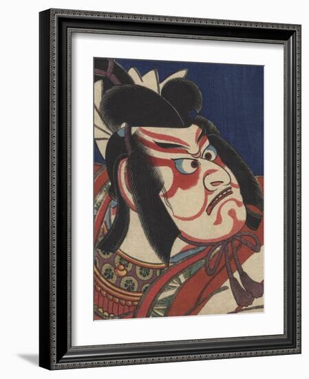 Detail of Two Kabuki Actors-Torii Kiyomitsu II and Toyokuni III-Framed Photographic Print