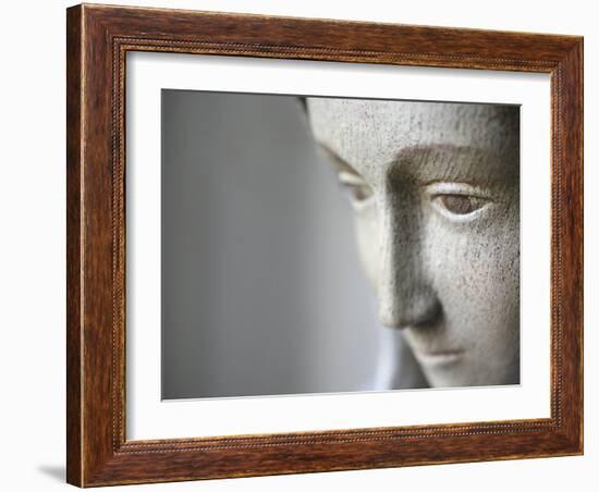 Detail of Virgin Mary Statue, Paris, Ile De France, France, Europe-Godong-Framed Photographic Print