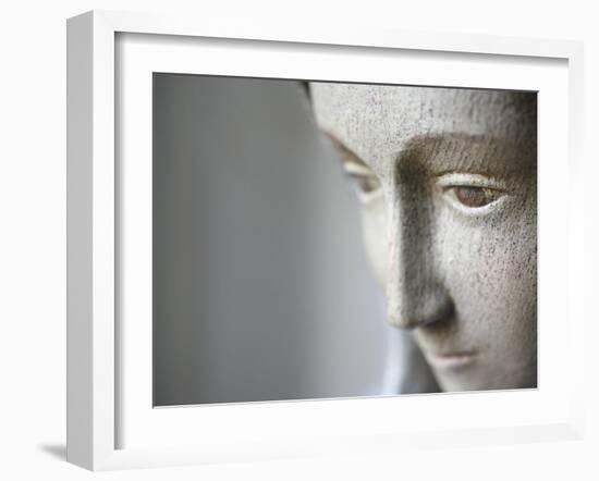 Detail of Virgin Mary Statue, Paris, Ile De France, France, Europe-Godong-Framed Photographic Print