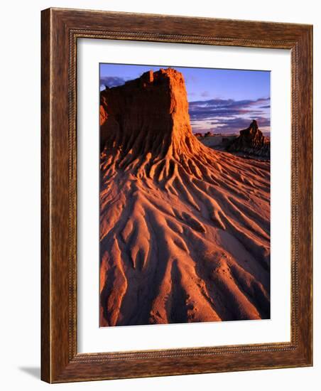 Detail of Walls of China, Mungo National Park, Australia-Paul Sinclair-Framed Photographic Print