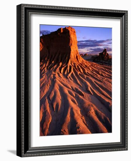 Detail of Walls of China, Mungo National Park, Australia-Paul Sinclair-Framed Photographic Print