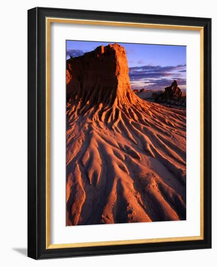 Detail of Walls of China, Mungo National Park, Australia-Paul Sinclair-Framed Photographic Print