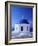 Detail of Whitewashed Church With Blue Dome-Jonathan Hicks-Framed Photographic Print