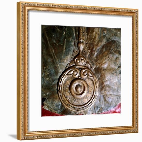 Detail of Witham Shield, Celtic bronze, British. Artist: Unknown-Unknown-Framed Giclee Print
