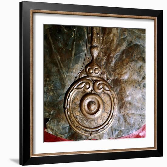 Detail of Witham Shield, Celtic bronze, British. Artist: Unknown-Unknown-Framed Giclee Print