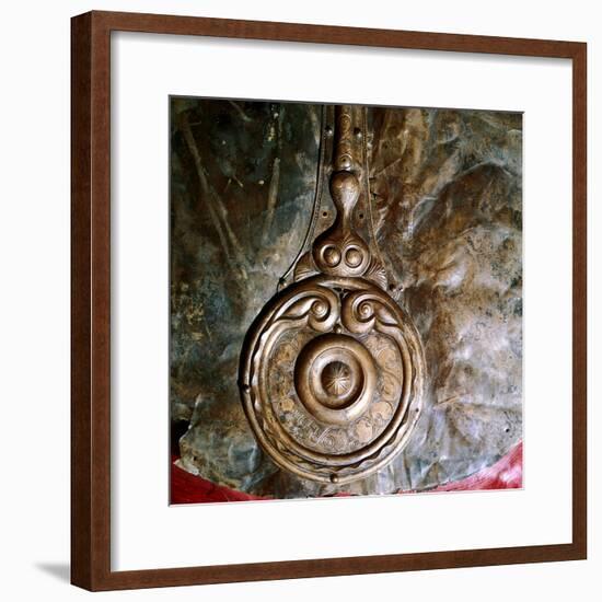 Detail of Witham Shield, Celtic bronze, British. Artist: Unknown-Unknown-Framed Giclee Print