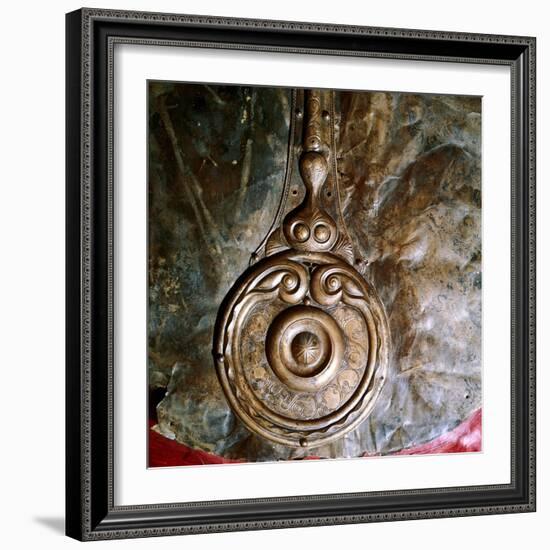 Detail of Witham Shield, Celtic bronze, British. Artist: Unknown-Unknown-Framed Giclee Print