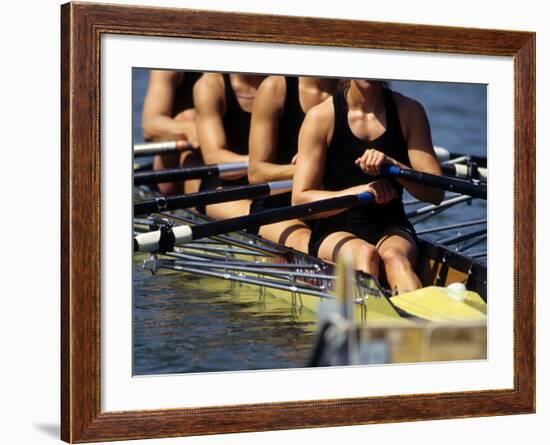 Detail of Women's Rowing Team-null-Framed Photographic Print