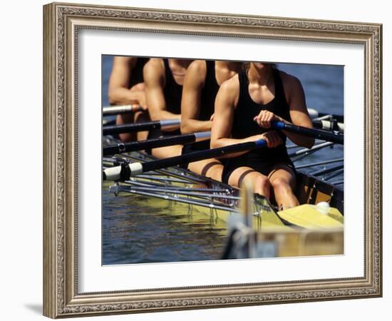 Detail of Women's Rowing Team-null-Framed Photographic Print