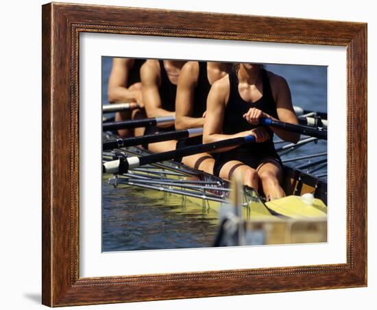 Detail of Women's Rowing Team-null-Framed Photographic Print