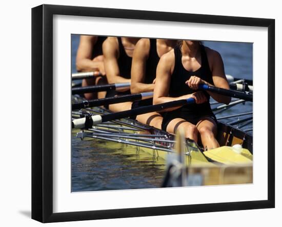 Detail of Women's Rowing Team-null-Framed Photographic Print