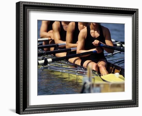 Detail of Women's Rowing Team-null-Framed Photographic Print