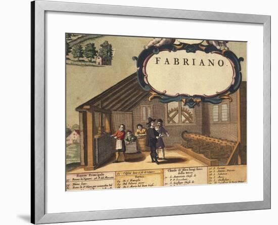 Detail Representing Paper Industry of City of Fabriano-Georg Braun-Framed Giclee Print