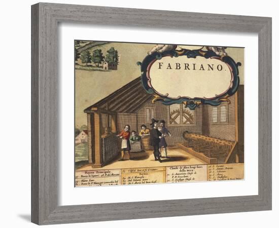 Detail Representing Paper Industry of City of Fabriano-Georg Braun-Framed Giclee Print