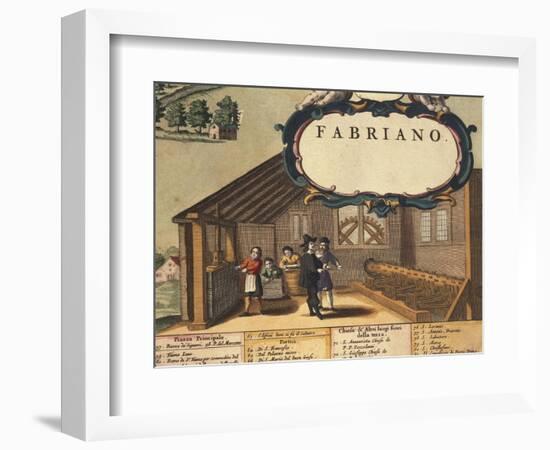 Detail Representing Paper Industry of City of Fabriano-Georg Braun-Framed Giclee Print