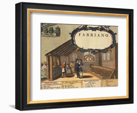 Detail Representing Paper Industry of City of Fabriano-Georg Braun-Framed Giclee Print