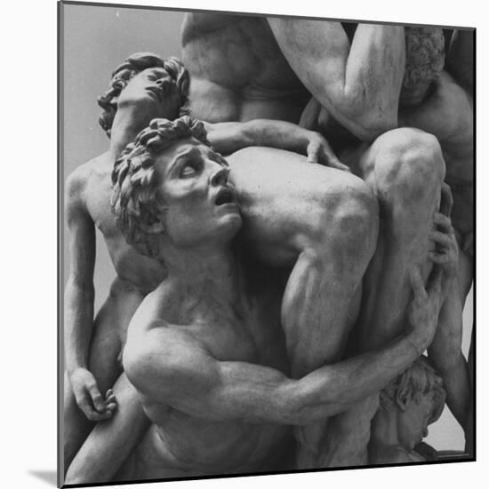 Detail Sculpture "Ugolino" by Jean Baptiste Carpeaux at Music Des Beaux Arts-Carlo Bavagnoli-Mounted Photographic Print