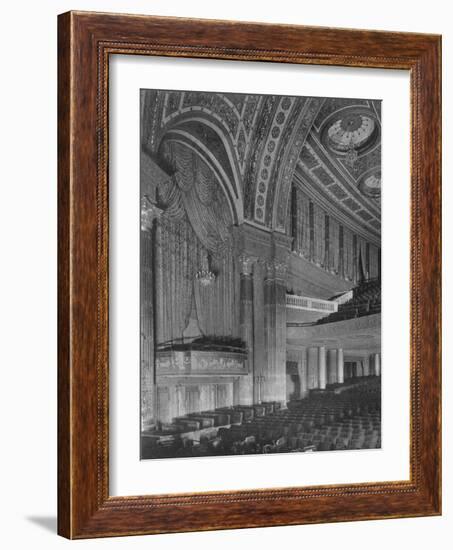 Detail, the Capitol Theatre, New York City, 1925-null-Framed Photographic Print