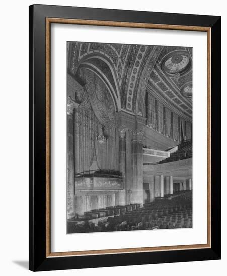 Detail, the Capitol Theatre, New York City, 1925-null-Framed Photographic Print