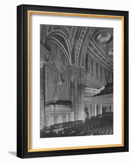 Detail, the Capitol Theatre, New York City, 1925-null-Framed Photographic Print