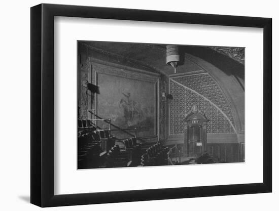 Detail, wall decorations in the gallery, Roosevelt Theatre, Chicago, Illinois, 1925-null-Framed Photographic Print