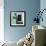 Detail: Window in Turquoise Wall-Mike Burton-Framed Photographic Print displayed on a wall