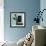 Detail: Window in Turquoise Wall-Mike Burton-Framed Photographic Print displayed on a wall