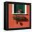 Detail: Window with Green Shutters-Mike Burton-Framed Premier Image Canvas