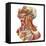 Detailed Dissection View of Human Neck-Stocktrek Images-Framed Stretched Canvas