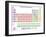 Detailed Periodic Table of Elements with Cool Color Pointer Shapes-Fazakas Mihaly-Framed Art Print