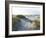 Detailed Wide Angle Shot of Pristine White Sand Dunes and Native Shoreline Plants in Pensacola Flor-forestpath-Framed Photographic Print