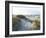 Detailed Wide Angle Shot of Pristine White Sand Dunes and Native Shoreline Plants in Pensacola Flor-forestpath-Framed Photographic Print